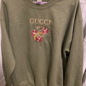 gucci embroidered sweater